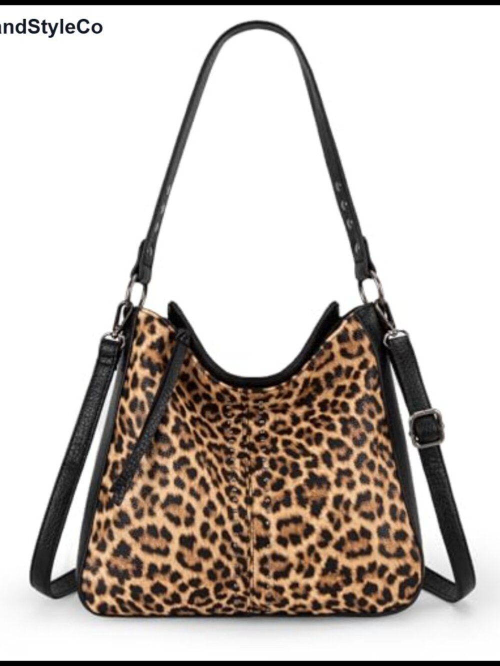 PU Leather Hobo Crossbody Handbag Convertible Shoulder Bag for Women